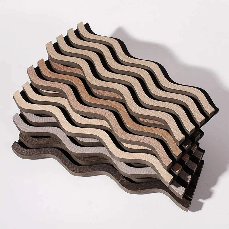 3D Mdf wood Pet Strip Sound-Absorbing fluted panel Acoustic Board Solid oak Wooden soundproof Slat Panel For Wall Panels ceiling 3D Mdf wood Pet Strip Sound-Absorbing fluted panel Acoustic Board Solid oak Wooden soundproof Slat Panel For Wall Panels ceiling