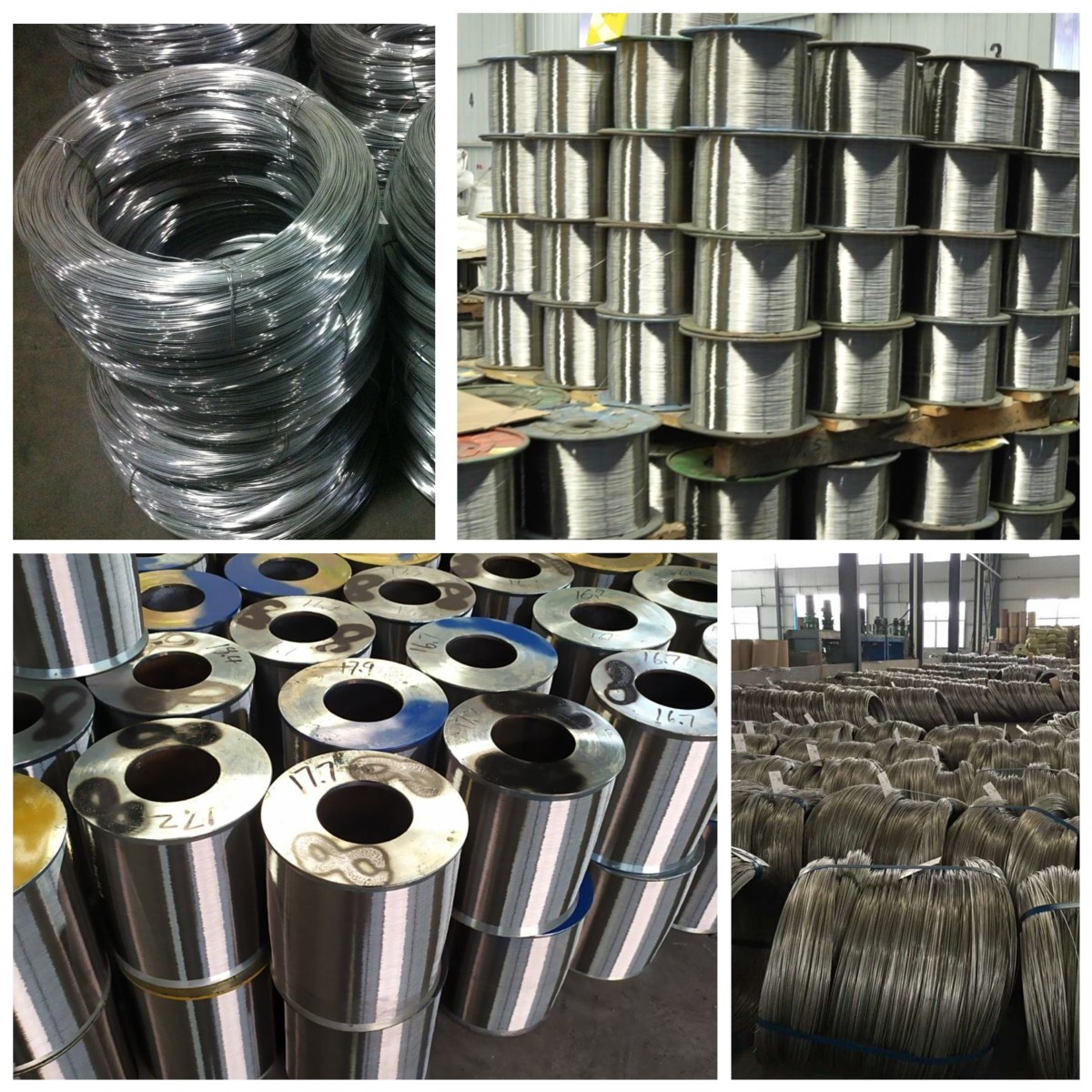 不锈钢丝拼图 4 张。