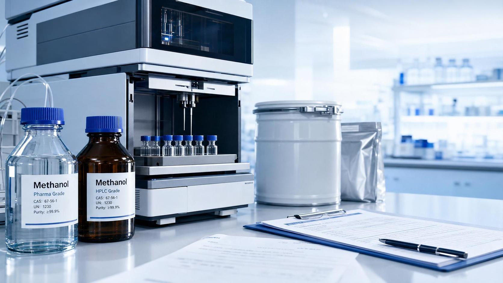Méthanol pour usage pharmaceutique : quel grade convient à la validation Méthanol pour usage pharmaceutique : quel grade convient à la validation