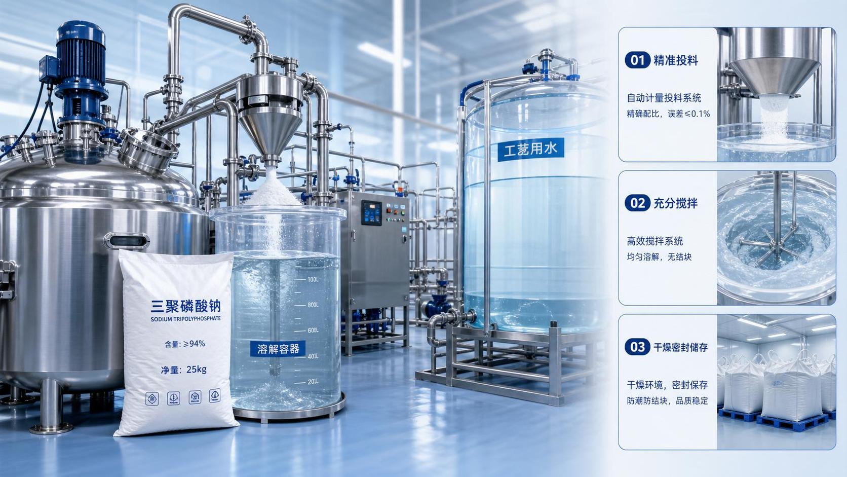 Tripolyphosphate de sodium : erreurs d’utilisation courantes qui réduisent les performances Tripolyphosphate de sodium : erreurs d’utilisation courantes qui réduisent les performances