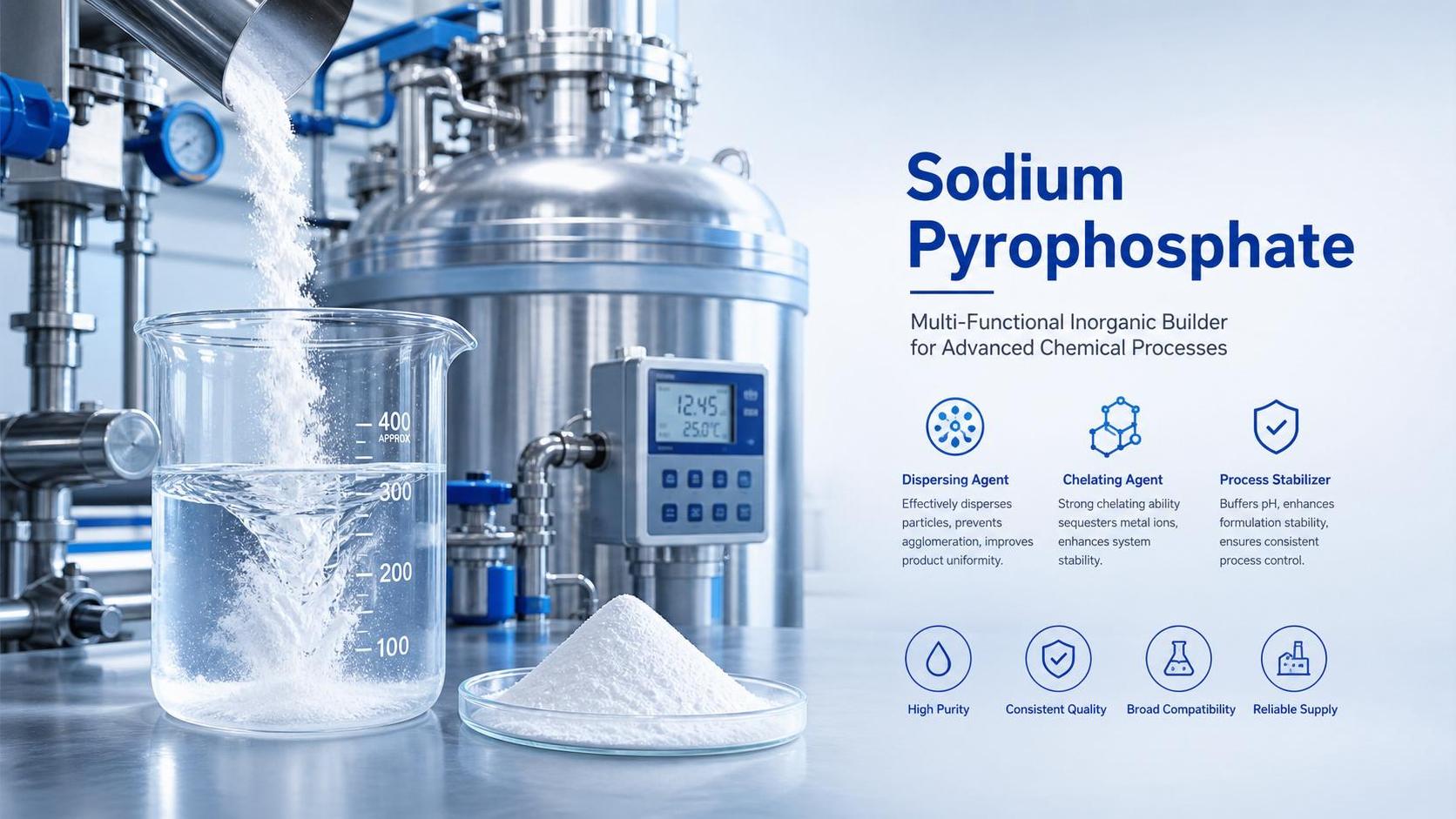 Pyrophosphate de sodium : quand il améliore la stabilité du procédé Pyrophosphate de sodium : quand il améliore la stabilité du procédé