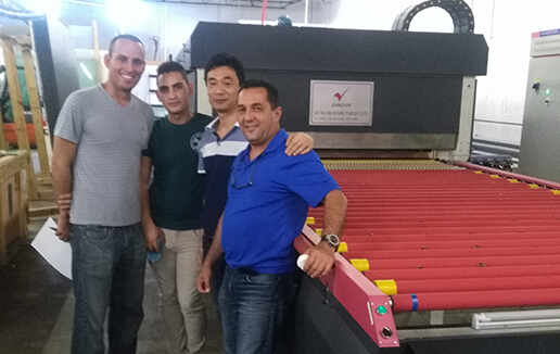 Horno de templado de acero plano americano exportado a Estados Unidos