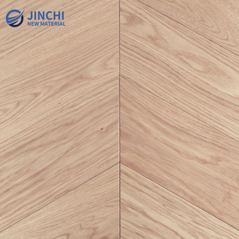 Herringbone Parquet Natural Oak White Oil