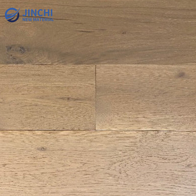 Wide Plank Oak Wood Flooring (Light Walnut)