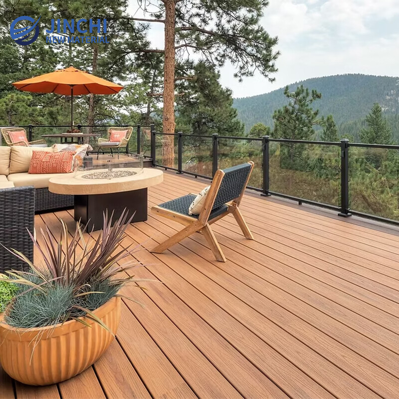 Outdoor Wear-Resistant Teak Flooring