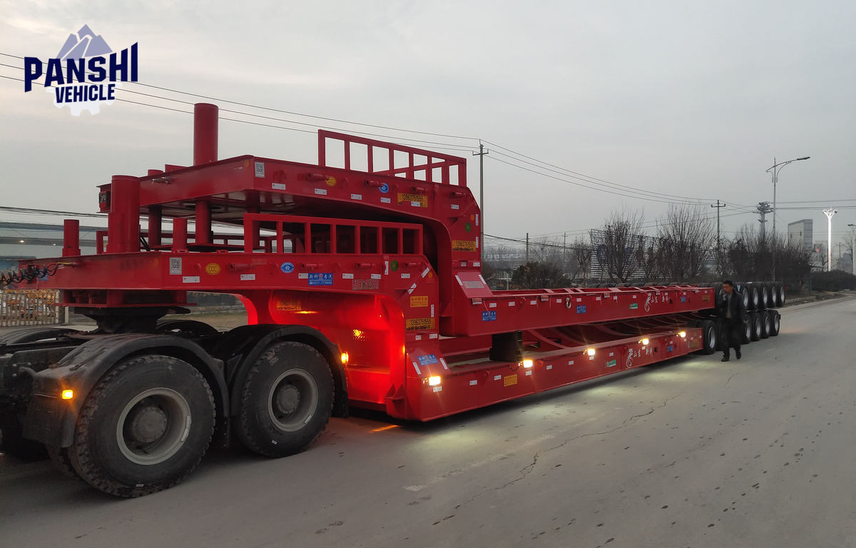 Low Flatbed Semi-trailer