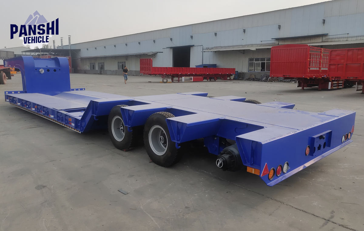 Low Flatbed Semi-trailer