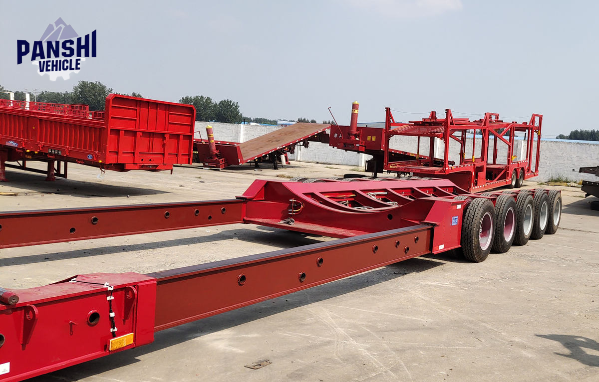 Low Flatbed Semi-trailer