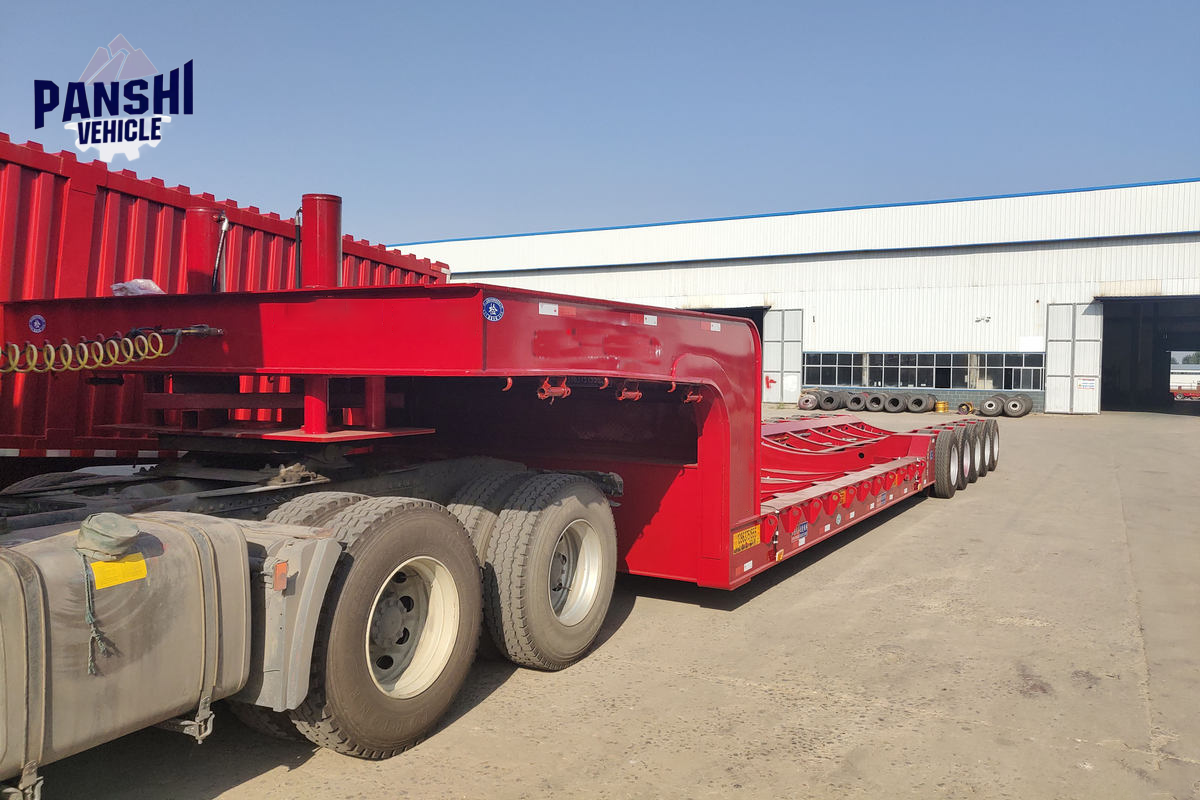 Low Flatbed Semi-trailer