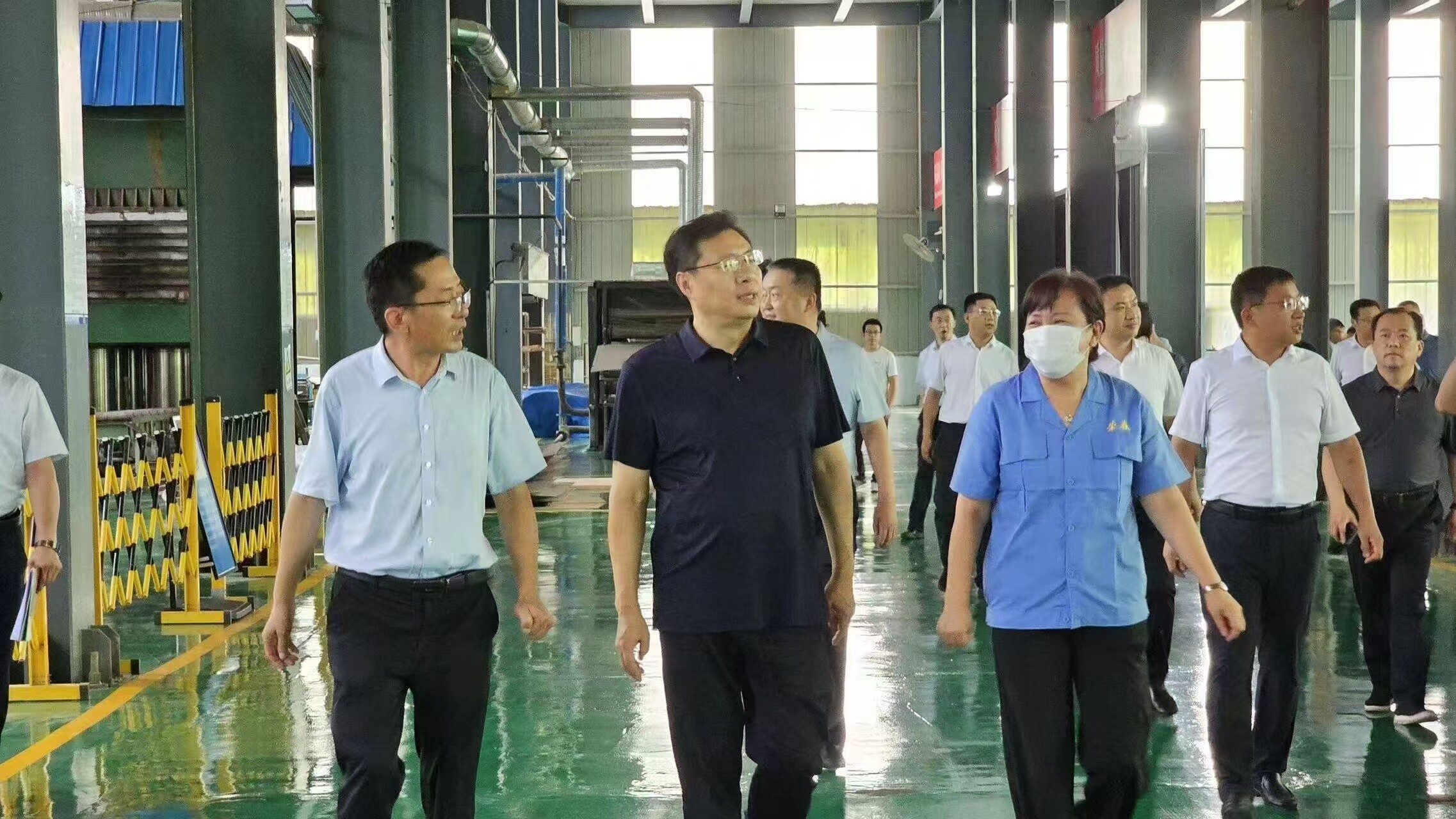 Gaotang Secretary visit Rongchun Factory