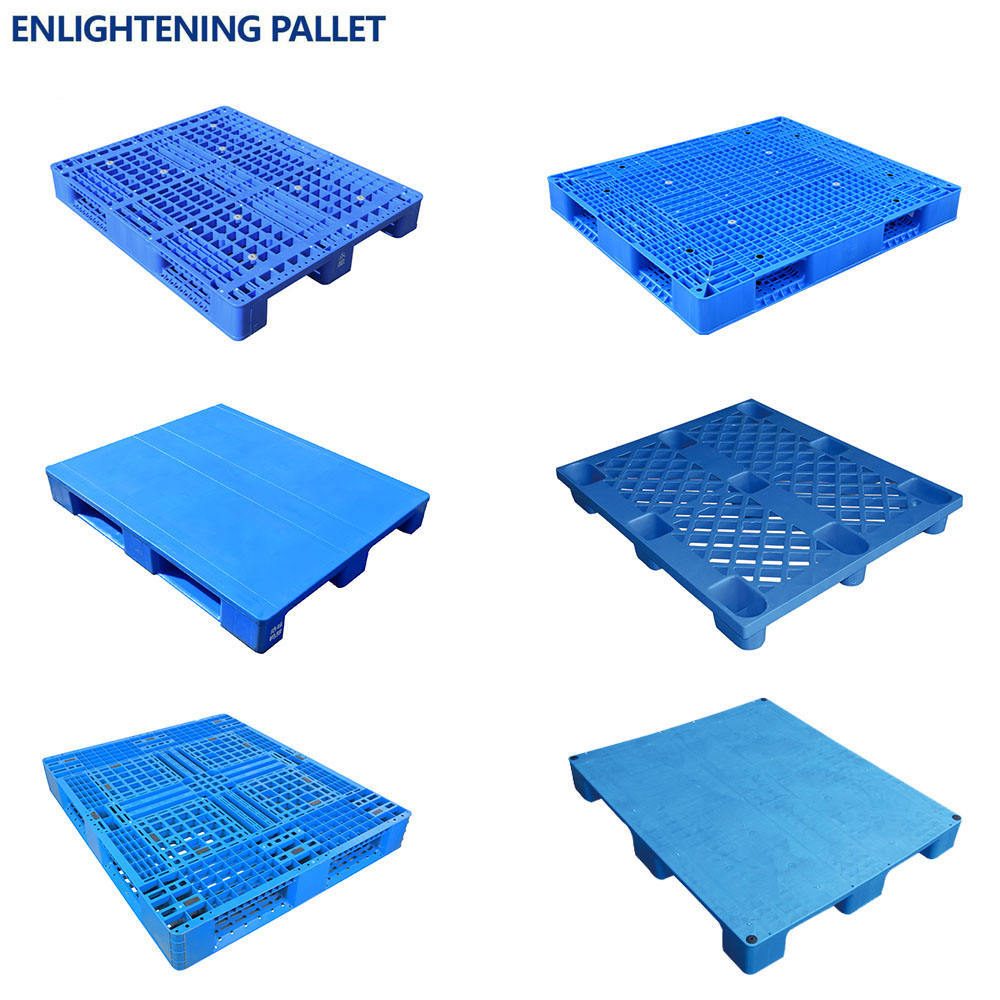 Durable Euro Heavy Duty Plastic Pallet Recycled HDPE Cheap One Way Export Nestable Plastic Pallet