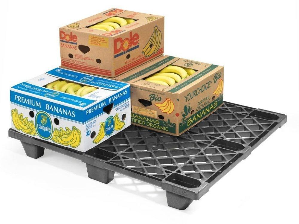 Durable Euro Heavy Duty Plastic Pallet Recycled HDPE Cheap One Way Export Nestable Plastic Pallet