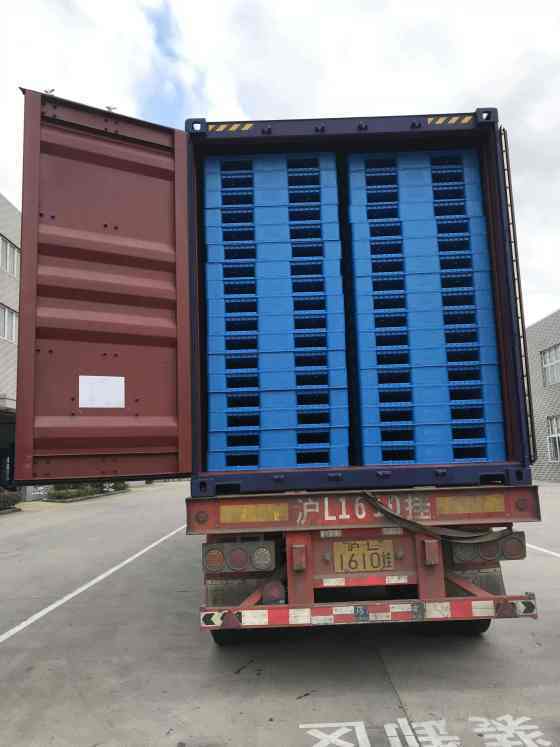 120*100 durable and strong heavy duty hard reversible export plastic pallet