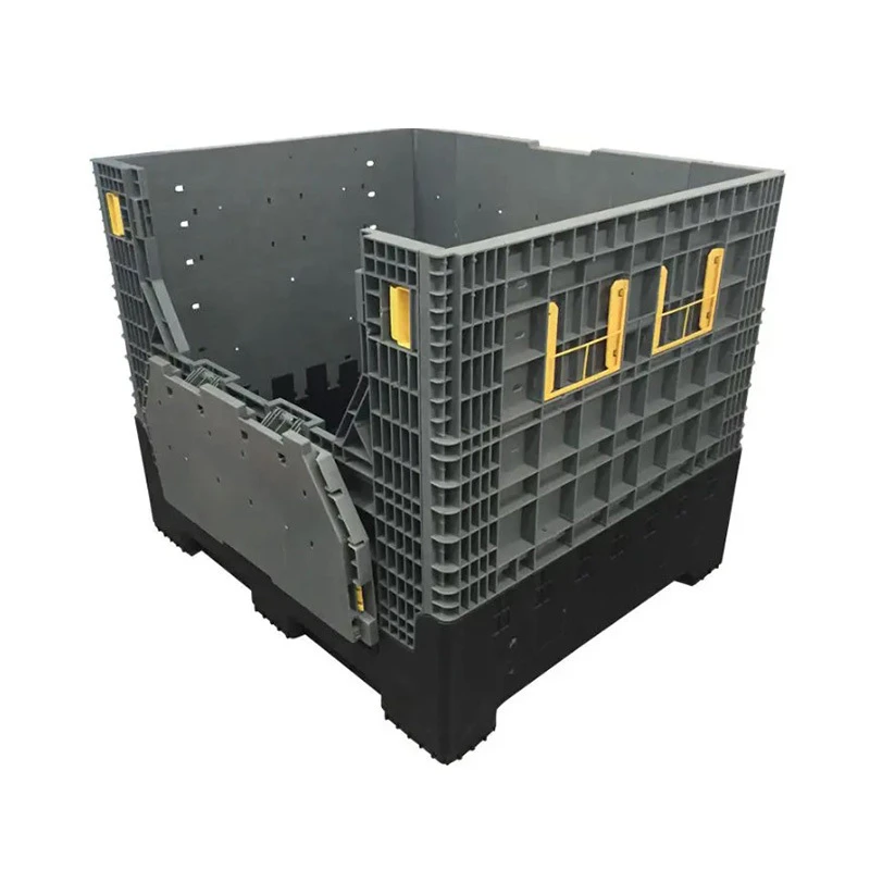 Custom Industrial Stacking Foldable Plastic Turnover Box