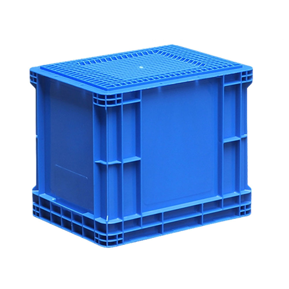 High Quality Hdpp Plastic Crate Turnover Box Workshop Storage Heavy Duty Solid Box Plastic turnover box