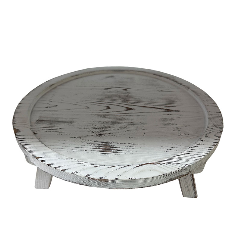 wood serving tray，Decorative Tray，Wood Breakfast Serving Tray with Foldable Legs