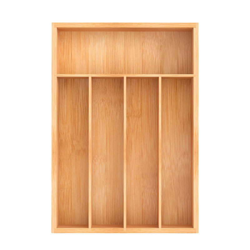 Utensil Drawer Organizer, Kitchen Organizer for Flatware Cutlery, Silverware Tray for Drawer