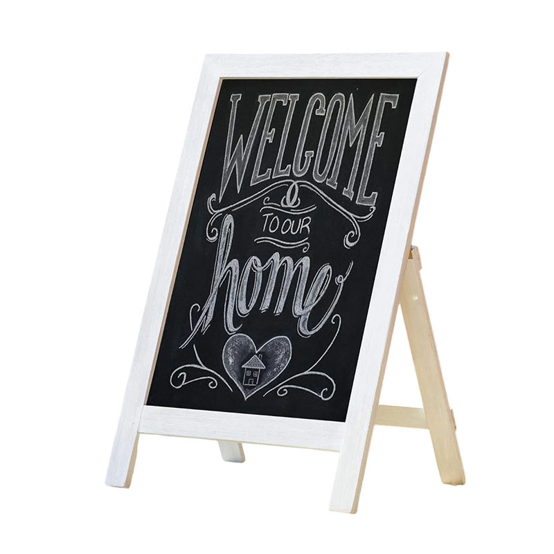 Wooden A-Frame Sandwich Chalkboard Sign Large Chalkboard Easel Display Standing & Hanging Handcrafted Chalkboard