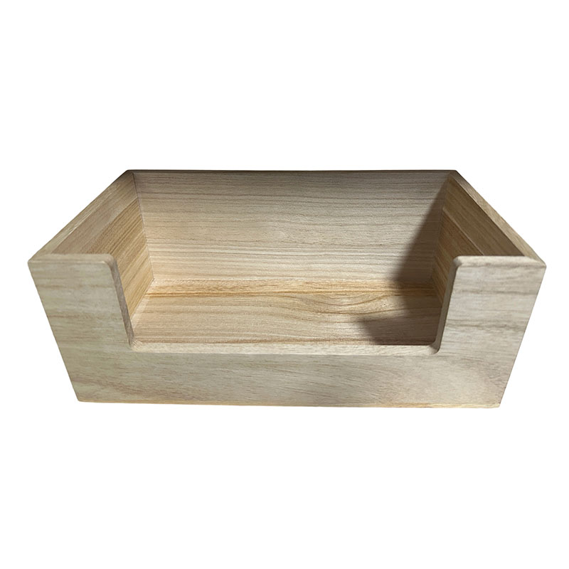 A decorative rustic wood office desk organizer that will help you stay neat and organized