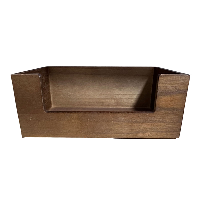 A decorative rustic wood office desk organizer that will help you stay neat and organized