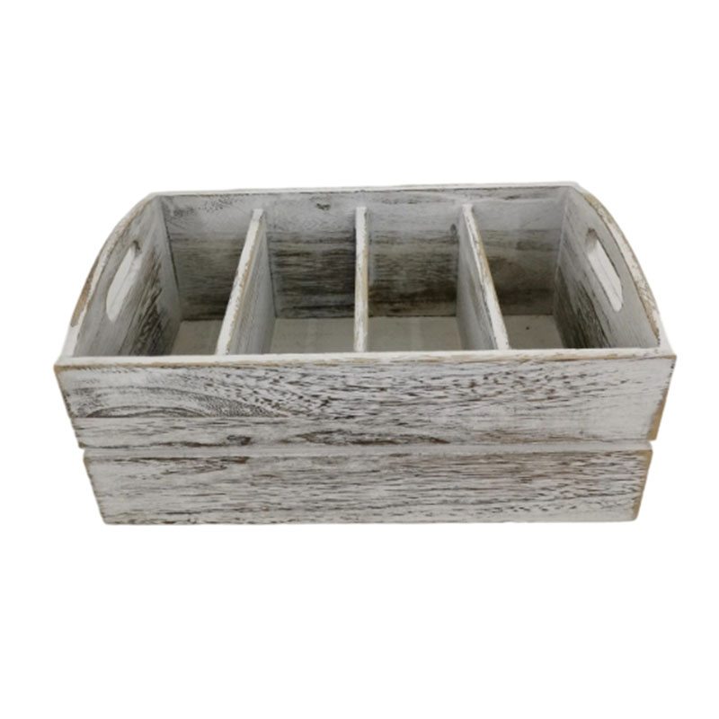 Wooden Box，Wood Storage Box with Handles