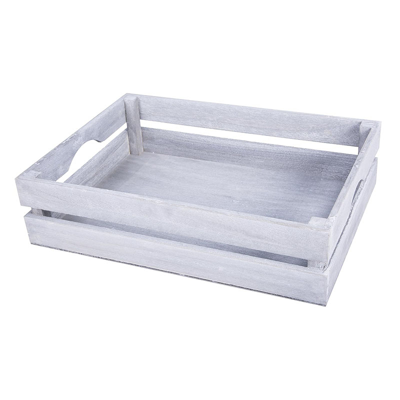 Wooden Crates Shop Display Shelf Storage Box Christmas Gift Hampers (Small)