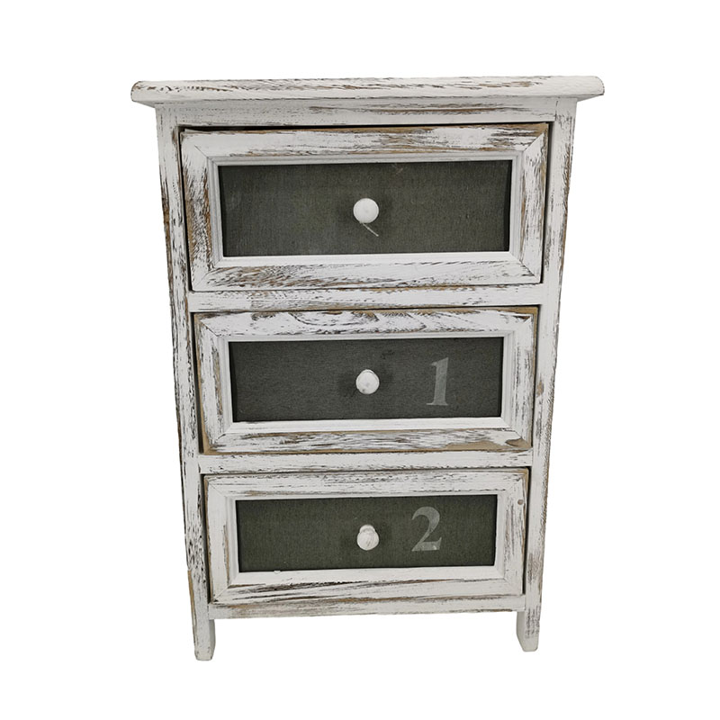 Wooden Cabinet with Storage，Wooden Storage Cabinet with 3 Drawers