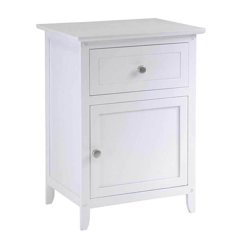 Wood Eugene Accent Table, Walnut, FURNITURE