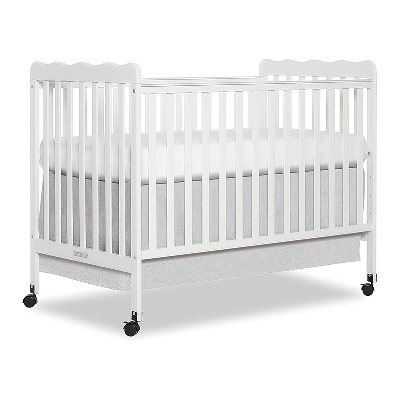 3-in-1 Convertible Crib in White