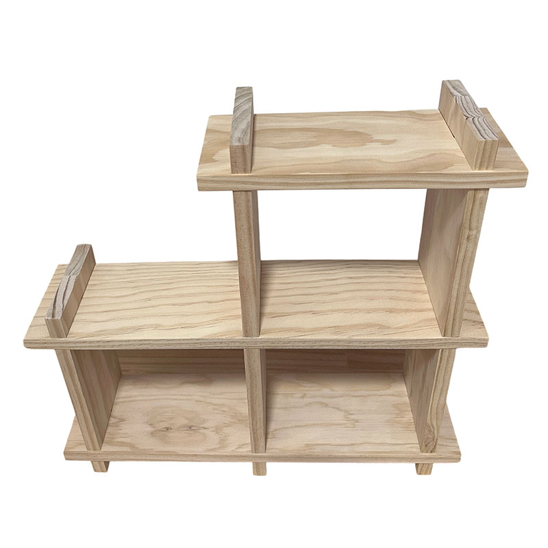 Wooden  Storage Organizer Display Shelf Rack