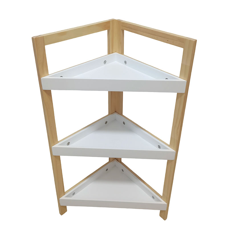 corner solid Wood 3 Tier Storage Shelf, Storage Holders Racks