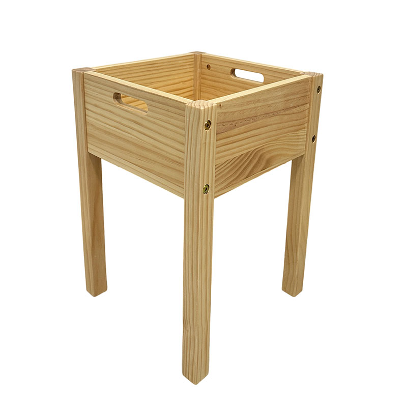 Planting Box，Garden Wooden Planter Box,  Gardening Supplies Plant Containers Patio, Elevated Raised rack Rectangle for Vegetables Flowers Herbs