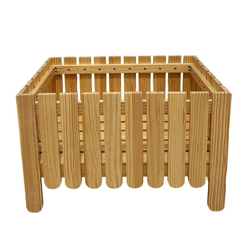 Plant stands, outdoor flower pots，Garden Bed Wooden Planter Box，Rectangle for Vegetables Flowers Herbs