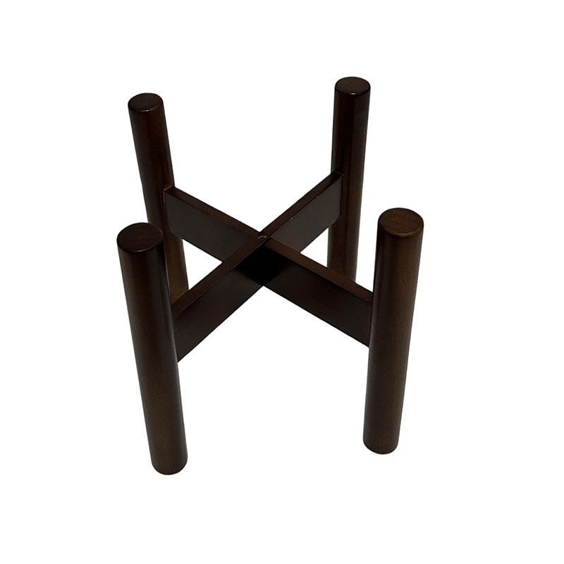 Cross flower rack, solid wood storage rack, potted plant display rack, simple bracket, floor standing flowerpot bracket