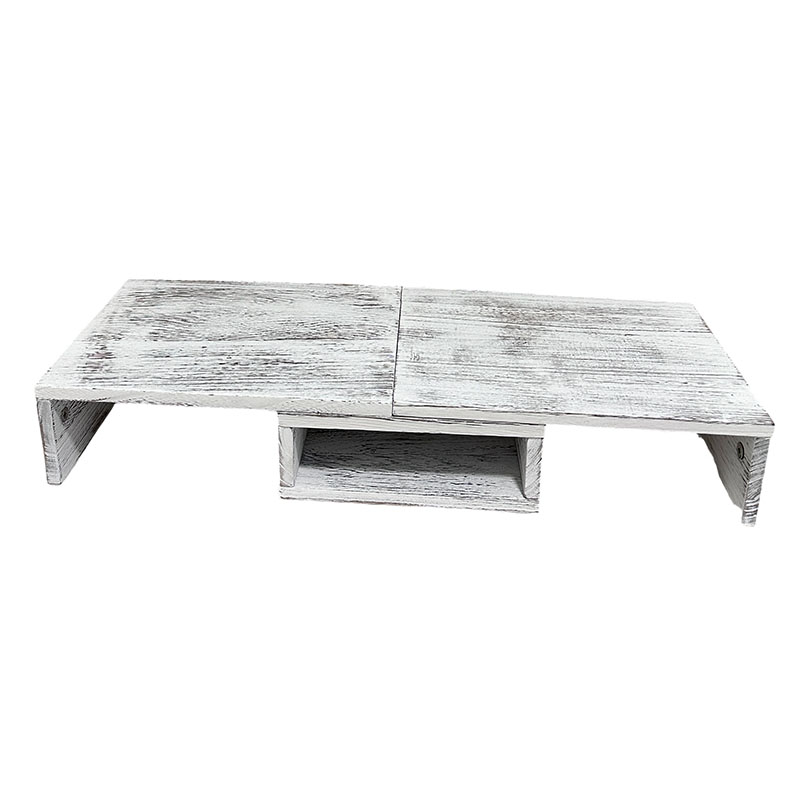 Wood Adjustable Desktop，Countertop Display Shelves