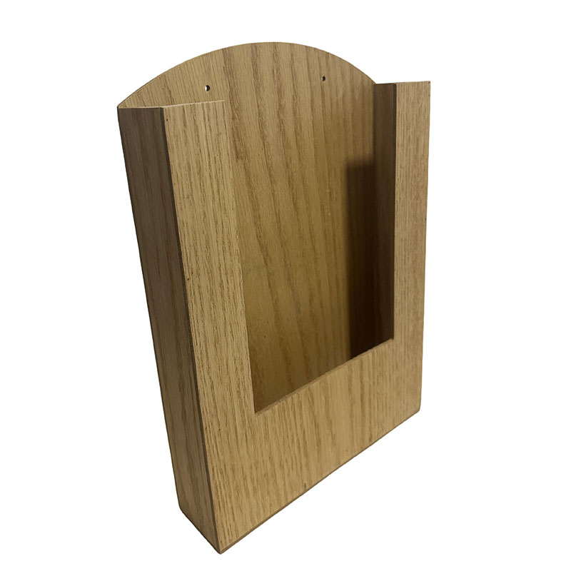 Wood Single-Tier Documents Tray for Office Desktop Organizer - Desk Magazine, File, Folder, Paper Holder