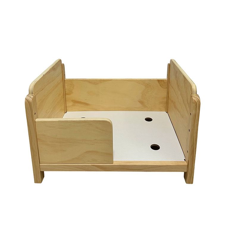 wooden Pet Bed,Wooden Indoor Pet Bed for Cats, Dogs,Easy Assembly