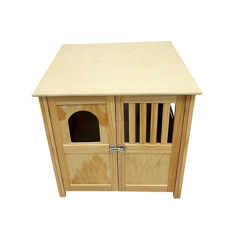 dog cage，Dual-Purpose Dog Cage and End Table with Lockable Door and Ventilation Design