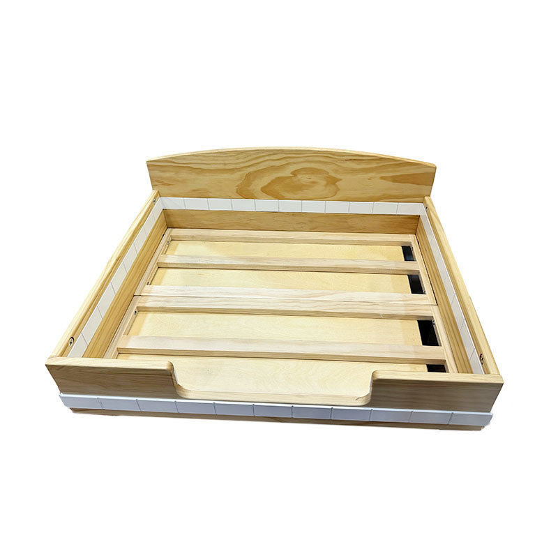 Pet Bed，Solid Wood Pine pet Bed，Durable Pet Sofa with Smooth Edges and Large Size, Suitable for Minimalist Living Areas