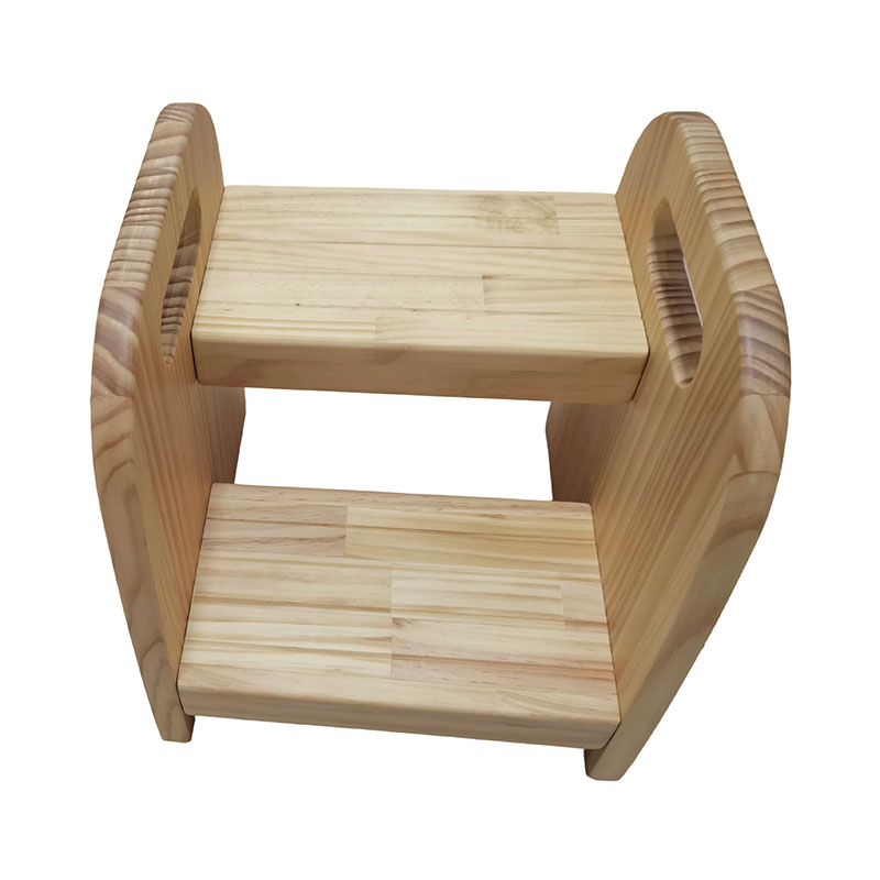 step stool，Wood two Step Stool