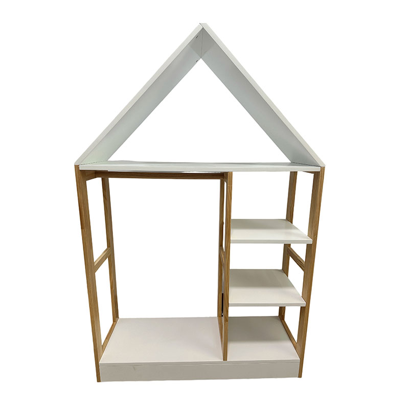 Children's wardrobe，Clothes Rack Garment Closet Storage Organizer Hanging Rail Shelf