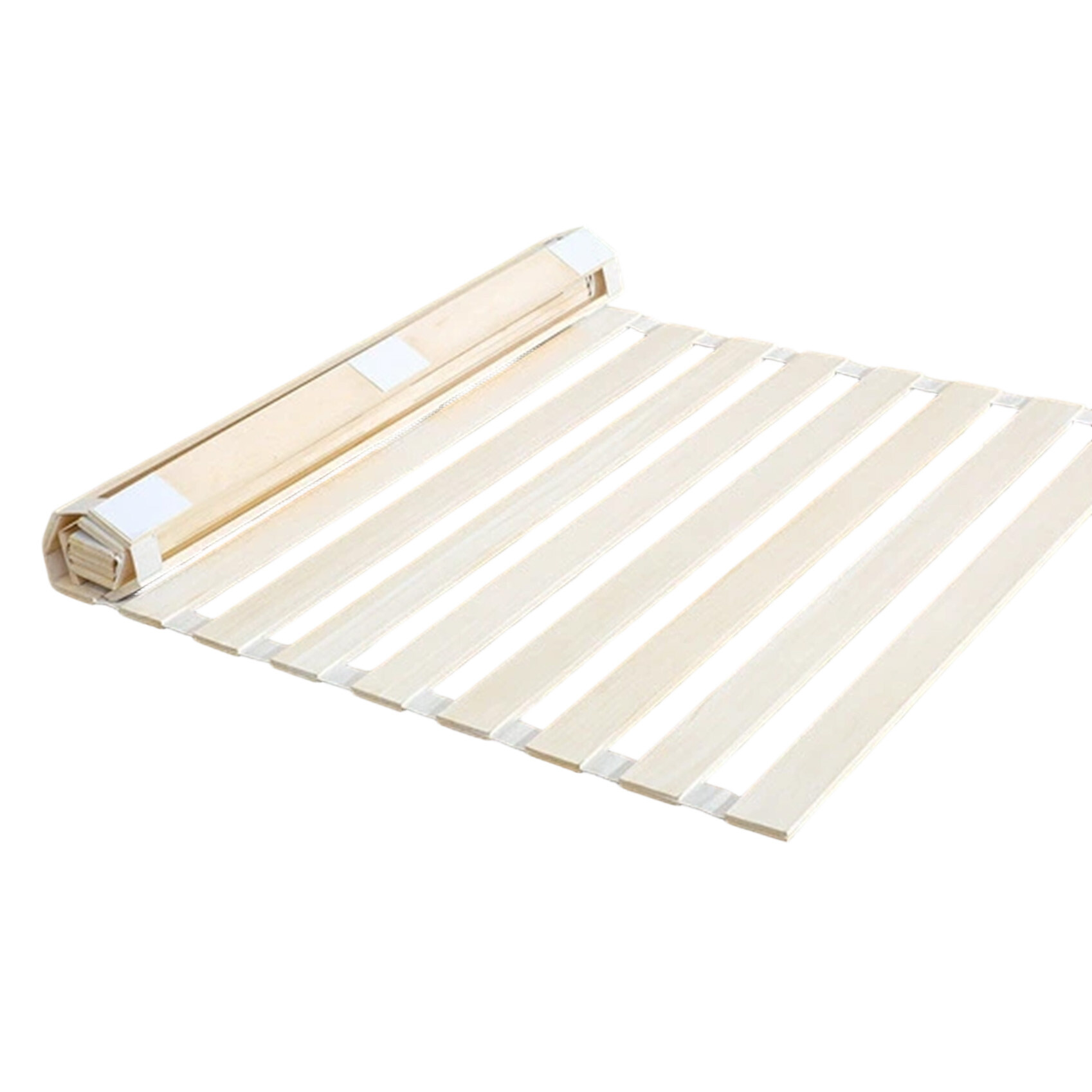 Folding paulownia slat bed