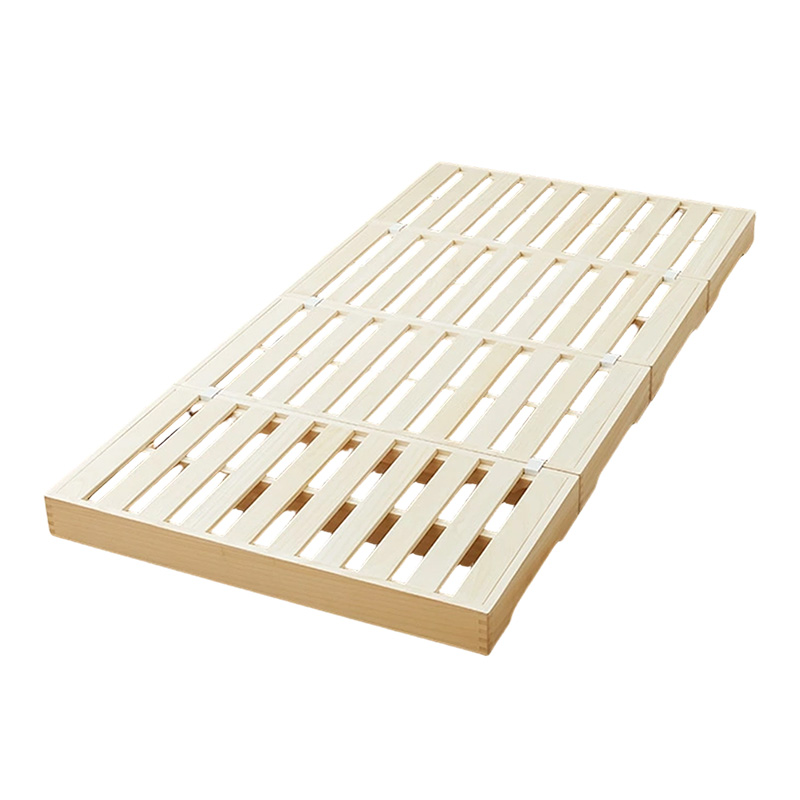 Single bed frame, split, Paulownia, height-adjustable