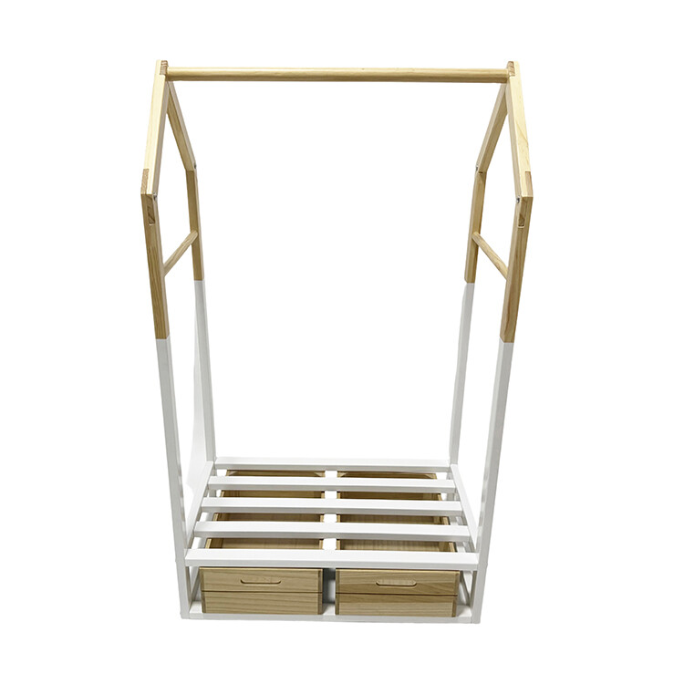 Children's clothes hanger Wardrobe  with storage box