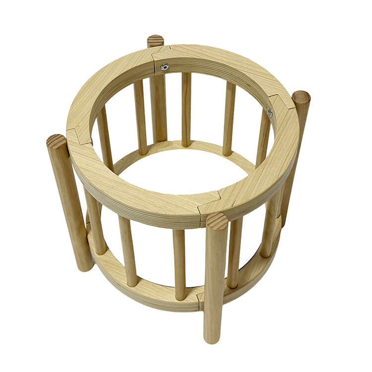 Cylinder-shaped fence storage rack S 