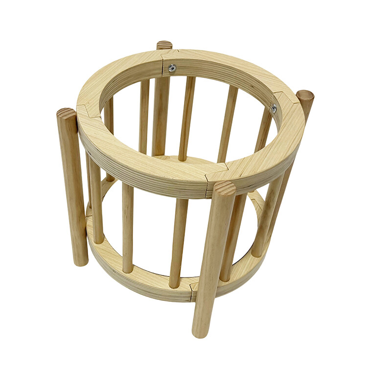 Cylinder-shaped fence storage rack S 