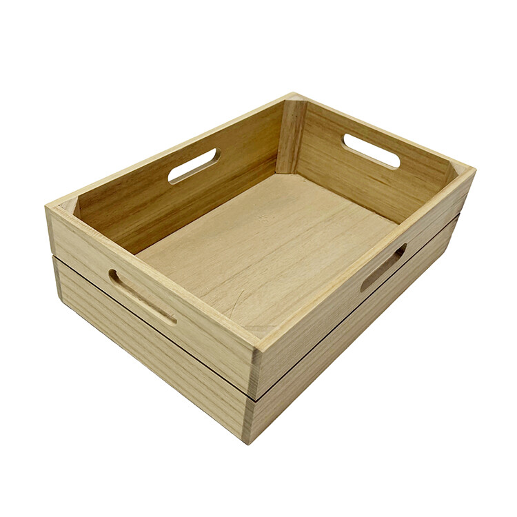 Wooden storage box