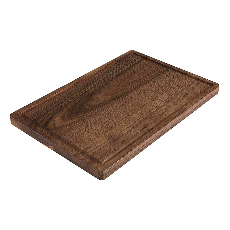 Large Walnut Wood Cutting Board Reversible Cutting Board for Kitchen with Deep Juice Groove，Wood Chopping Boards-Cheese Board-Charcuterie Board:17×11×0.9inch