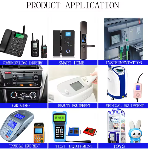0.91-inch 12832 organic light-emitting diode (OLED) liquid crystal multi-color graphic display panel, yellow/blue OLED display