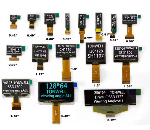 0.91-inch OLED display SSD1306 smart instrument industrial control screen 128*32 LCD module